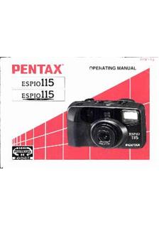 Pentax Espio 115 manual. Camera Instructions.
